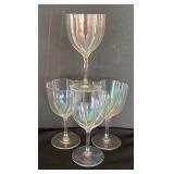 Shimmering Iridescent Stemware