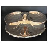 Sensational Silver Plated Platter, Casserole Dishes, and Gravy Boat