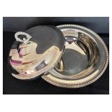 Sensational Silver Plated Platter, Casserole Dishes, and Gravy Boat