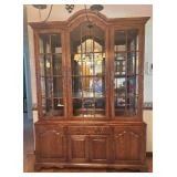 Ethan Allen Solid Wood China Cabinet