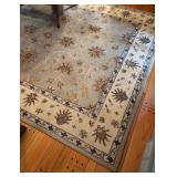 Beautiful Area Rug with Floral Design, 94 x 120 inches