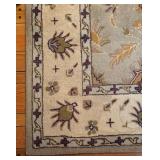 Beautiful Area Rug with Floral Design, 94 x 120 inches