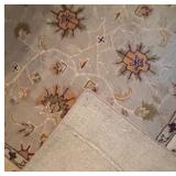 Beautiful Area Rug with Floral Design, 94 x 120 inches