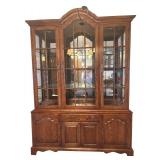 Ethan Allen Solid Wood China Cabinet