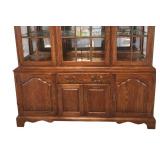 Ethan Allen Solid Wood China Cabinet