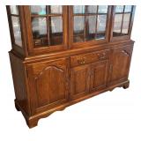 Ethan Allen Solid Wood China Cabinet