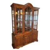 Ethan Allen Solid Wood China Cabinet