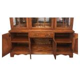 Ethan Allen Solid Wood China Cabinet