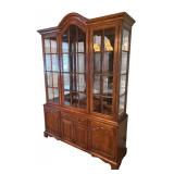 Ethan Allen Solid Wood China Cabinet