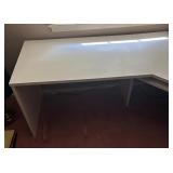 White L Shaped Desk