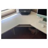 White L Shaped Desk