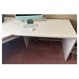 White L Shaped Desk