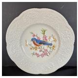 Variety of Vintage Bird, Floral, Fruit Motif Plates, Demitasse Cups and Bowls by Royal Cauldon, Limoges of France, MZ of Bavaria, Ucagco and More