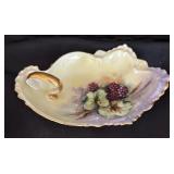 Variety of Vintage Bird, Floral, Fruit Motif Plates, Demitasse Cups and Bowls by Royal Cauldon, Limoges of France, MZ of Bavaria, Ucagco and More