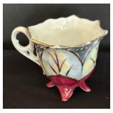 Variety of Vintage Bird, Floral, Fruit Motif Plates, Demitasse Cups and Bowls by Royal Cauldon, Limoges of France, MZ of Bavaria, Ucagco and More