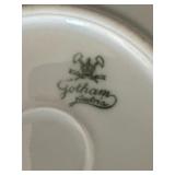 Assorted Vintage Plates and Saucers by Gotham, Elizabethan, Hutschenreuther, Classic Bavaria and More