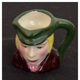 Collection of Petite Toby Mugs / Character Mugs including Uncle Tom Cobleigh, Mr. Micawber, Highway Man and More