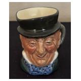 Collection of Petite Toby Mugs / Character Mugs including Uncle Tom Cobleigh, Mr. Micawber, Highway Man and More