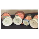 Collection of Petite Toby Mugs / Character Mugs including Uncle Tom Cobleigh, Mr. Micawber, Highway Man and More