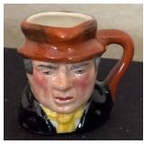 Collection of Petite Toby Mugs / Character Mugs including Uncle Tom Cobleigh, Mr. Micawber, Highway Man and More