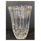 Five Elegant Crystal Vases