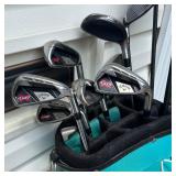 Top Flight Golf Bag with Callaway Golf Clubs
