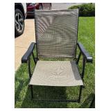 Two Folding Patio Chairs
