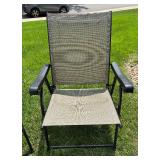 Two Folding Patio Chairs
