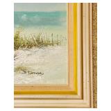 Beautiful Large Oil on Canvas Framed Art