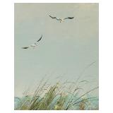 Beautiful Large Oil on Canvas Framed Art