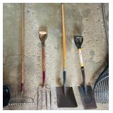 Variety of Long Handled Tools