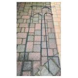 Three Metal Shepherd Hooks