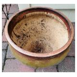 Pretty Purple and Gold Flower / Plant Pot