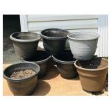 Large Variety of Plastic Plant Pots