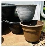 Large Variety of Plastic Plant Pots