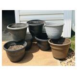 Large Variety of Plastic Plant Pots