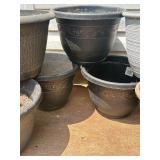 Large Variety of Plastic Plant Pots