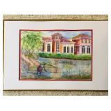 Stunning Original Framed Watercolor Painting