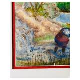 Stunning Original Framed Watercolor Painting