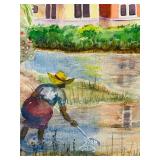 Stunning Original Framed Watercolor Painting