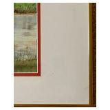 Stunning Original Framed Watercolor Painting