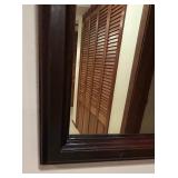 Vintage Wood Wall Mirror
