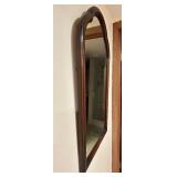 Vintage Wood Wall Mirror