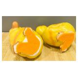 Lefton Pair of Ceramic Yellow Duckling Figurines