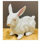 Adorable White Rabbit Figurines
