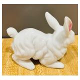 Adorable White Rabbit Figurines