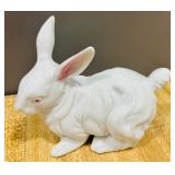 Adorable White Rabbit Figurines
