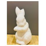 Adorable White Rabbit Figurines
