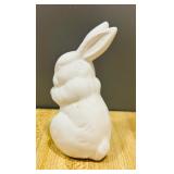 Adorable White Rabbit Figurines
