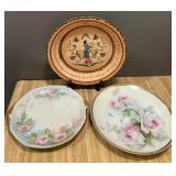 Three Decorative Vintage Plates